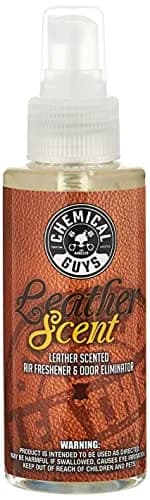 Chemical Guys Leather Scent Air Freshener & Odor Neutralizer Spray, 4 oz | Fresh Leather Fragrance for Cars & Home thumbnail 1