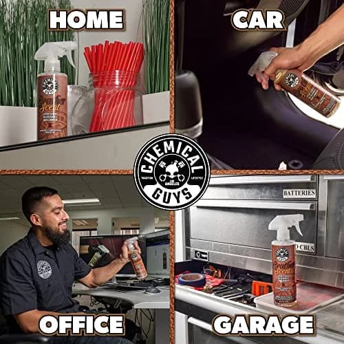 Chemical Guys Leather Scent Air Freshener & Odor Neutralizer Spray, 4 oz | Fresh Leather Fragrance for Cars & Home thumbnail 2