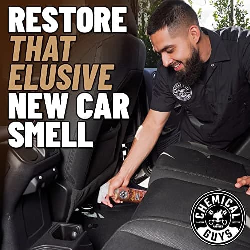 Chemical Guys New Car & Leather Scent Air Freshener Sample Kit 2 x 4 Fl Oz (8 Fl Oz Total) | Odor Eliminating Spray for Automotive Interiors thumbnail 3