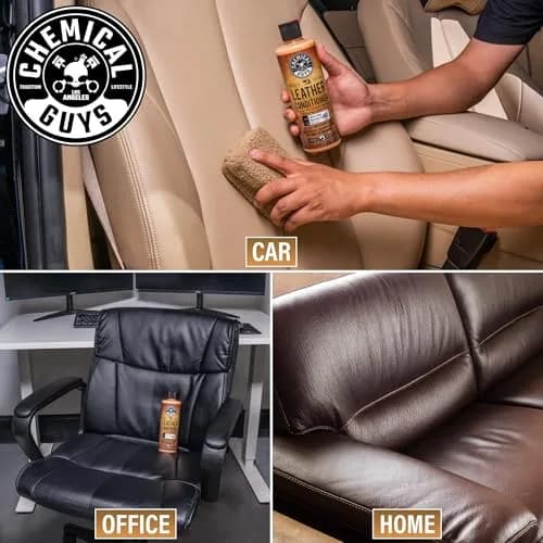 Chemical Guys Leather Cleaner & Conditioner Kit Travel Size 2 x 4 fl oz | pH-Balanced Auto & Home Leather Care thumbnail 5