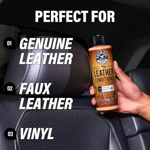 Chemical Guys Leather Cleaner & Conditioner Kit Travel Size 2 x 4 fl oz | pH-Balanced Auto & Home Leather Care thumbnail 9