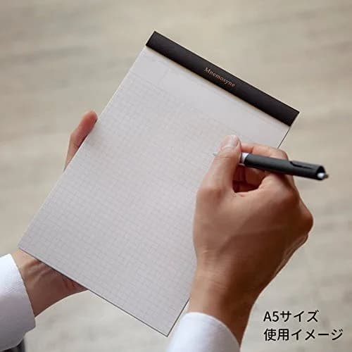 Maruman Mnemosyne Legal Pad, Vertical A4, 8.27"x11.69" | 70 Micro-Perforated Sheets for Ideas & Meetings thumbnail 2