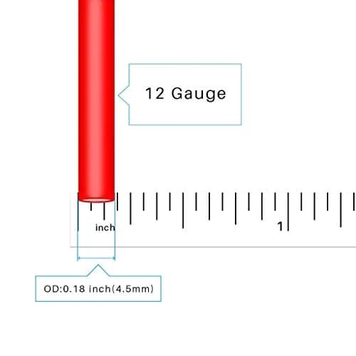 BNTECHGO 12 AWG Silicone Wire Red & Black 10 ft (3.05 m) | 600V, 200°C Rated, Ultra-Flexible Stranded Copper thumbnail 2