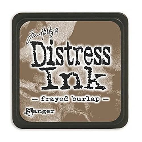 Ranger Mini Ink Pad, Frayed Burlap | Water-Based Dye Ink for Crafts (70-120 chars) thumbnail 1