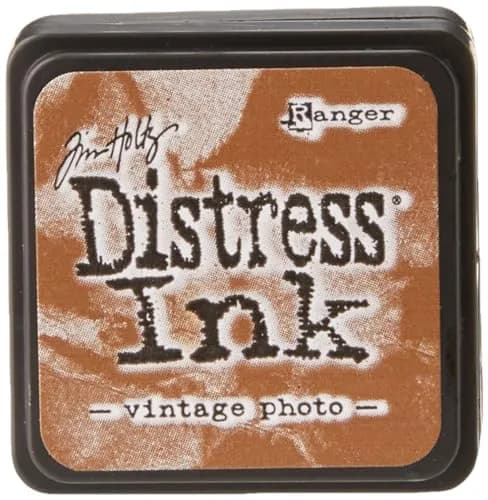 Ranger Distress Mini Ink Pad, Vintage Photo | Acid-Free, Non-Toxic, USA Made, 1x1 Inch thumbnail 1