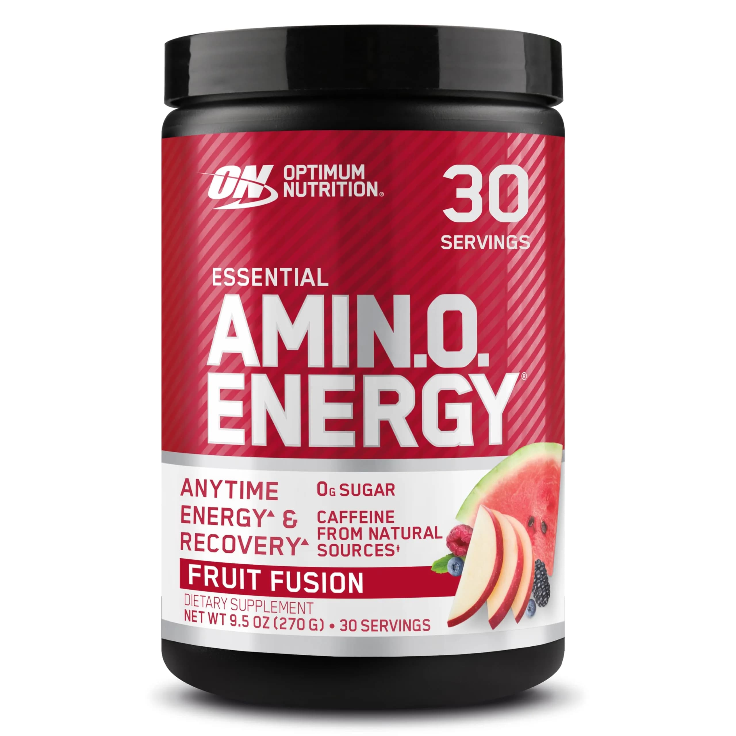 Optimum Nutrition Amino Energy Powder Fruit Fusion 9.5 oz (270 g) | Energy & Focus Blend