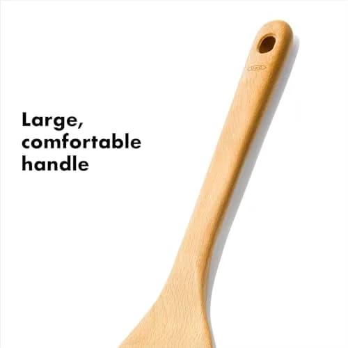 OXO Good Grips 3-Piece Wooden Turner Set | FSC-Certified Beechwood for Non-Stick Cookware thumbnail 3