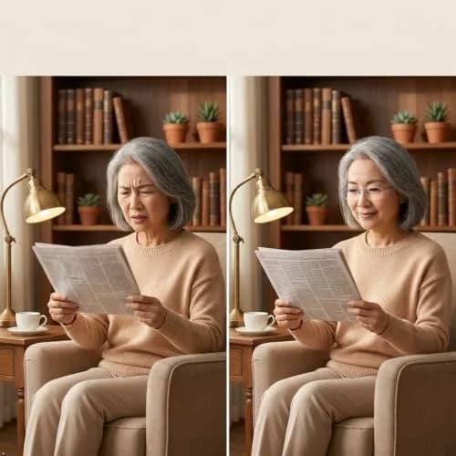 Eyekepper 1.00 Reading Glasses for Men and Women | Blue Rimless Magnifiers with 1 Diopter (120mm arm) thumbnail 6