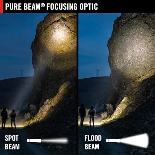 Coast HX5 LED Flashlight 410 Lumens Black | Focusing Beam, USB Rechargeable, Weatherproof thumbnail 3