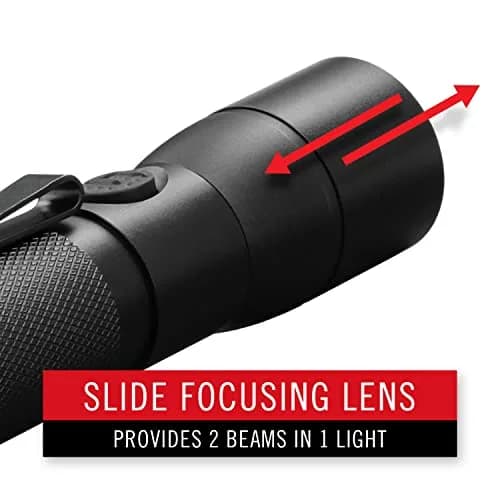 Coast HX5 LED Flashlight 410 Lumens Black | Focusing Beam, USB Rechargeable, Weatherproof thumbnail 4