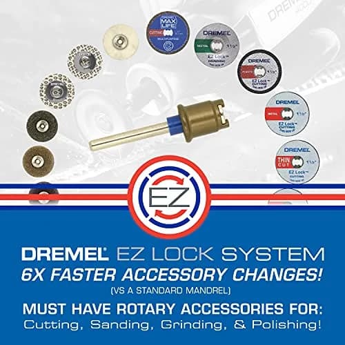 Dremel EZ725 70-Piece All-Purpose Rotary Tool Accessory Set With Storage Kit | Cutting, Polishing, Cleaning, Sanding thumbnail 9