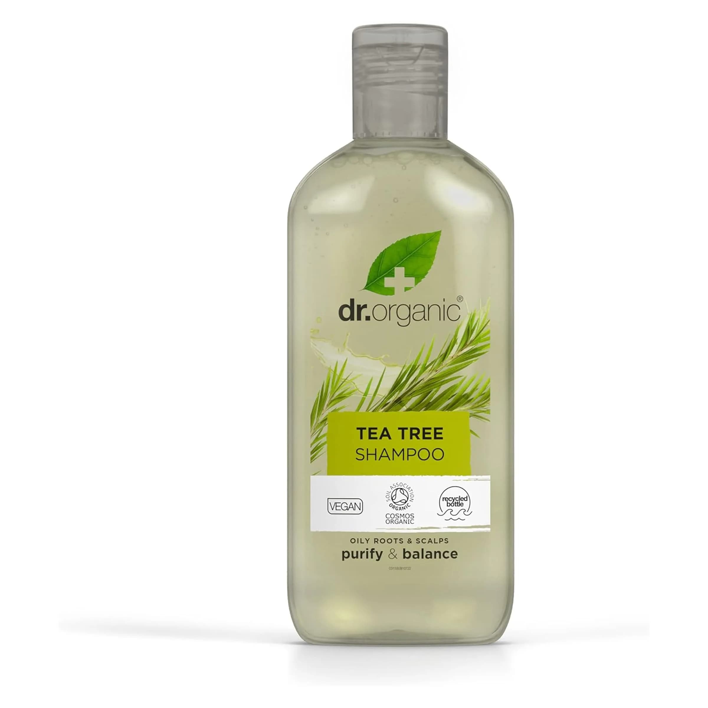 Dr. Organic Tea Tree Shampoo 265ml | Organic, Deep Cleansing for Oily Hair - main product image