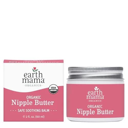 Earth Mama Nipple Butter & Diaper Balm Bundle | 4 Fl Oz (118 ml) Organic Skincare for Baby | Breastfeeding & Postpartum Essentials thumbnail 6