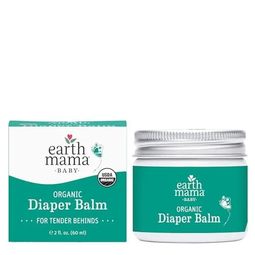 Earth Mama Nipple Butter & Diaper Balm Bundle | 4 Fl Oz (118 ml) Organic Skincare for Baby | Breastfeeding & Postpartum Essentials thumbnail 2