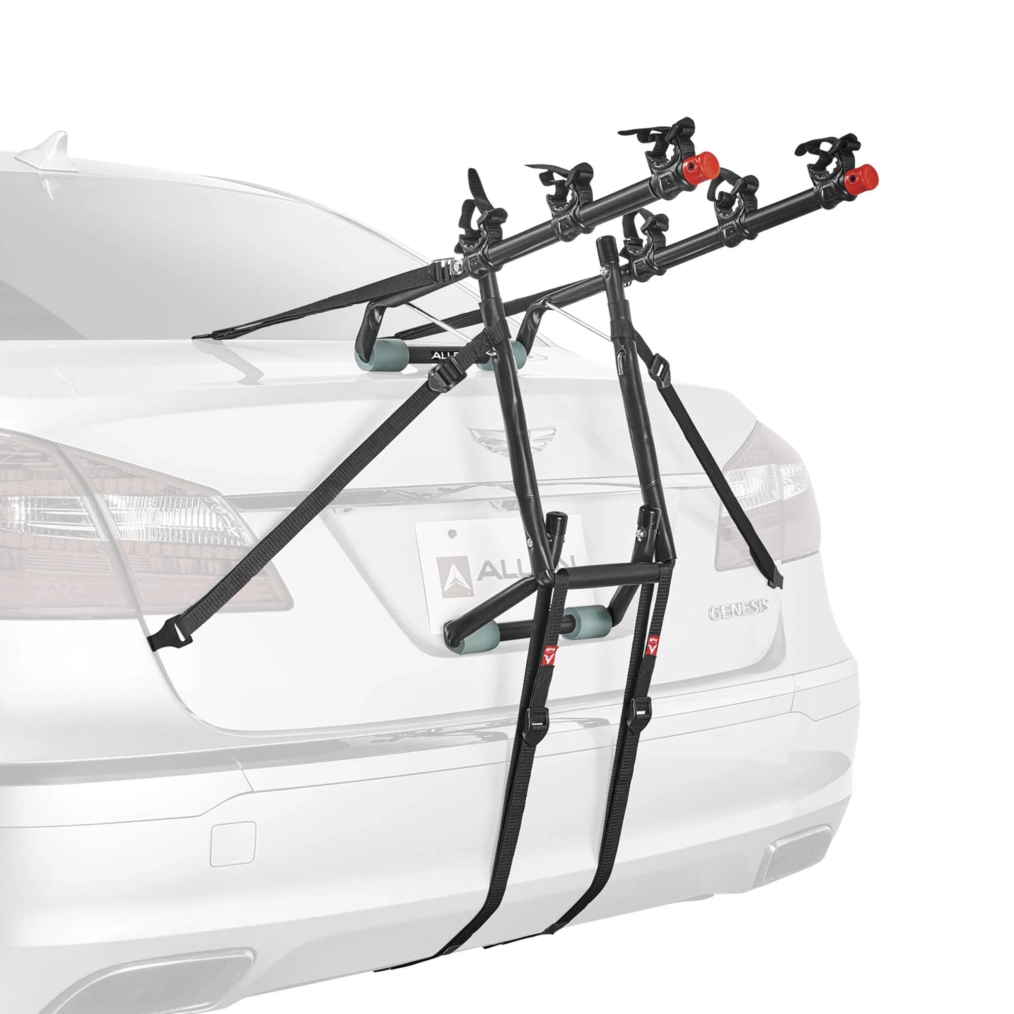Allen Sports Deluxe Trunk Mount 3-Bike Carrier, Model 103DN-R, Black | 4 kg (8.8 lb) Carrier for Sedans, Hatchbacks, SUVs