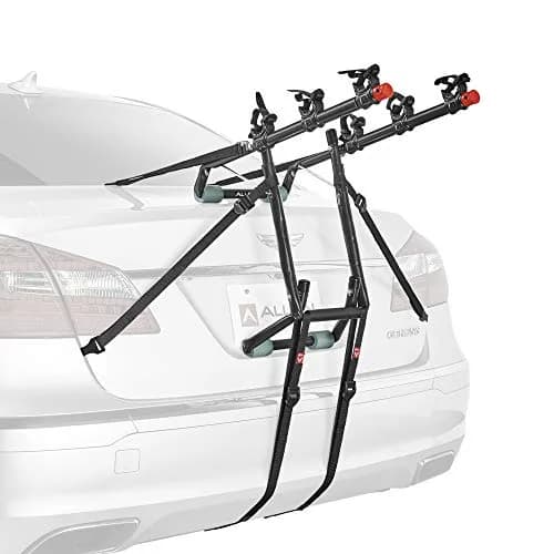 Allen Sports Deluxe Trunk Mount 3-Bike Carrier, Model 103DN-R, Black | 4 kg (8.8 lb) Carrier for Sedans, Hatchbacks, SUVs thumbnail 1