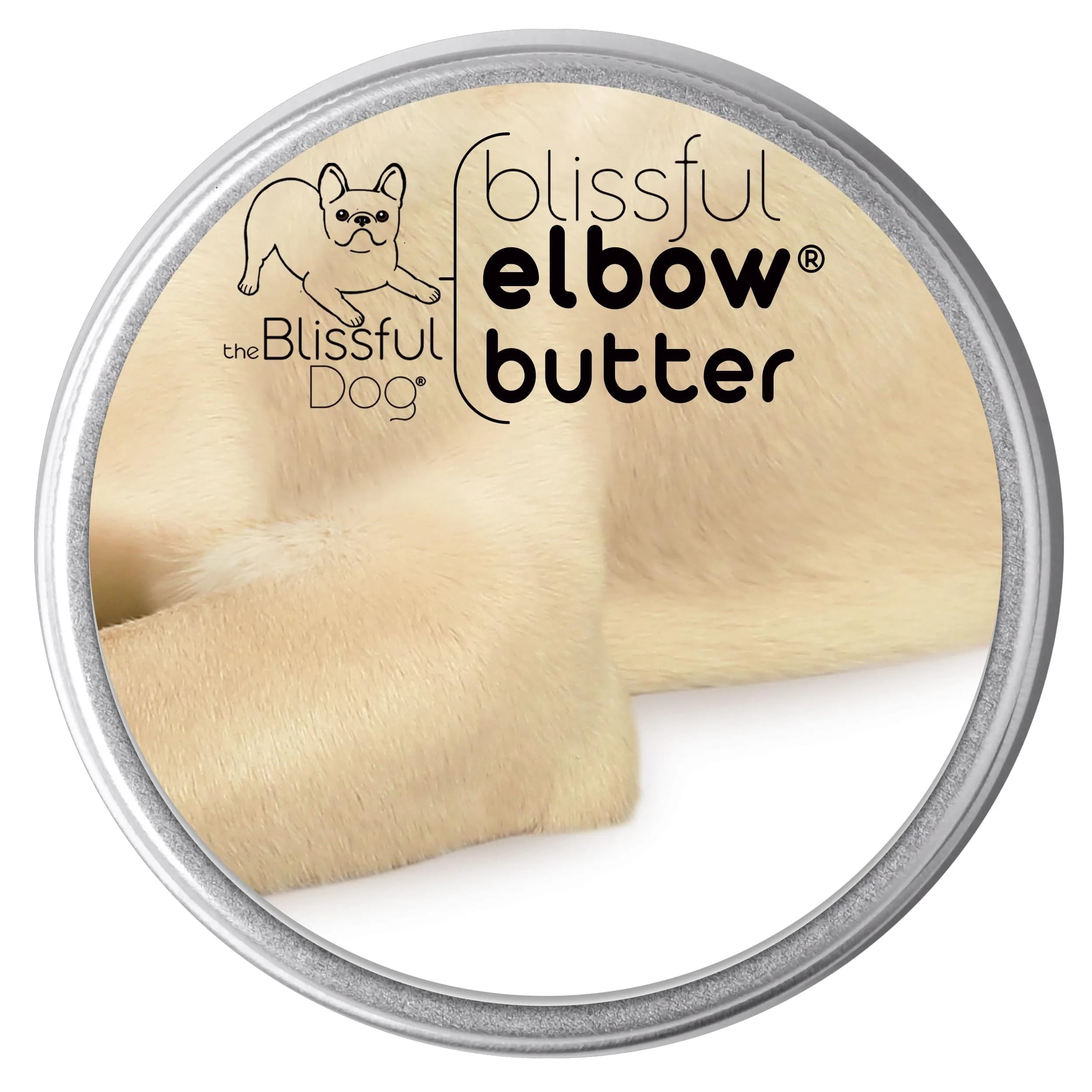 The Blissful Dog Elbow Butter for Dry, Cracked Calluses 29.57ml (1 oz) | Lick-Safe Dog Balm for Dry Elbows