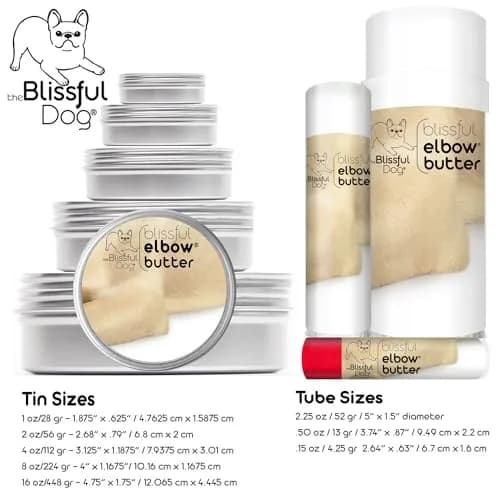 The Blissful Dog Elbow Butter Stick 14g (0.50 oz) | Lick-Safe Balm for Dry, Cracked Dog Calluses thumbnail 8