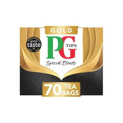 PG Tips Gold Best Special Blends Black Tea 70 Tea Bags | Rich, Smooth, Full-Bodied Flavour thumbnail 1