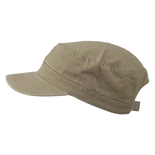 OTTO Garment Washed Adjustable Army Cap - Dark Khaki OSFM | Breathable Cotton for All-Season Outdoor Use thumbnail 5
