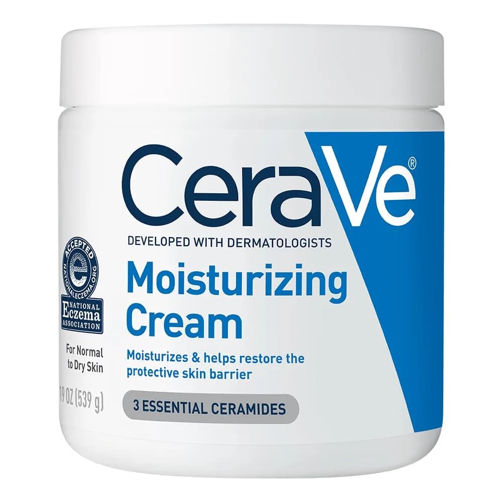 CeraVe Moisturizing Cream Face & Body Cream 539ml (19oz) | Developed with Dermatologists