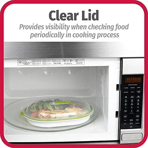 GoodCook Microwave Food Steamer – Vegetable & Fish Cooker | Preserves Vitamins & Nutrients thumbnail 6