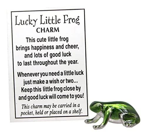 Ganz Lucky Little Frog Charm with Story Card! | Good Luck Frog Charm, Metal, 2.5cm, Unisex thumbnail 1