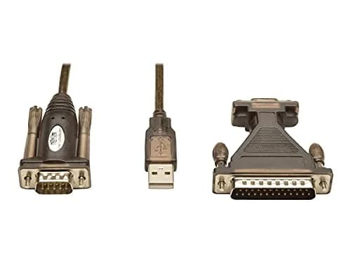 TRIPP LITE USB to RS232 Serial Adapter Cable with DB25 DB9 M/M Connectors, 5-Feet | Connect Legacy Devices to USB thumbnail 2
