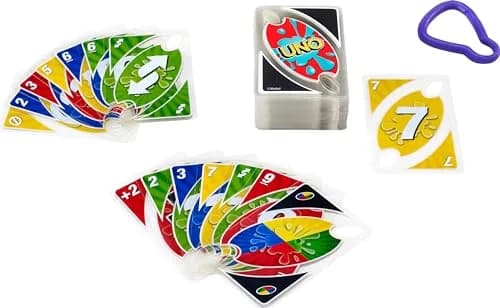 Mattel Games UNO Splash Card Game 108 Cards | Ages 7+, 2-10 Players, Waterproof Plastic thumbnail 5