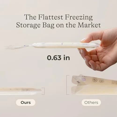 Lansinoh Breastmilk Storage Bags 6 Ounce 200 Count | Double Zipper Seal for Leak-Proof Storage thumbnail 6