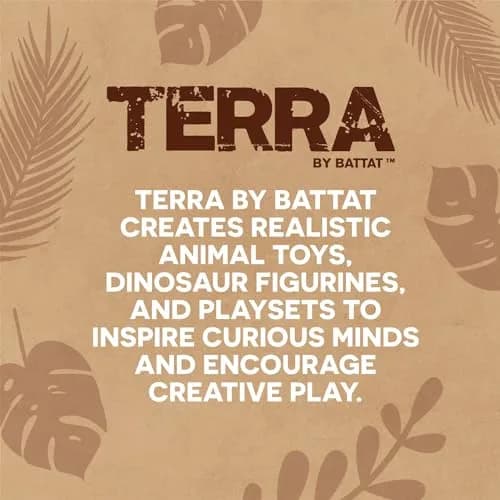 Terra by Battat Dinosaur Figures Tube, 60 Mini Plastic Dino Animals, 2-3 inch Figures | ASTM-Tested Educational Toy thumbnail 7