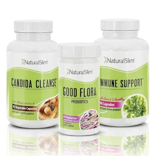 NaturalSlim Candiseptic Kit, Candida Cleanse & Probiotic, 242 Capsules | 28-Day Detox System for Gut & Metabolism thumbnail 1