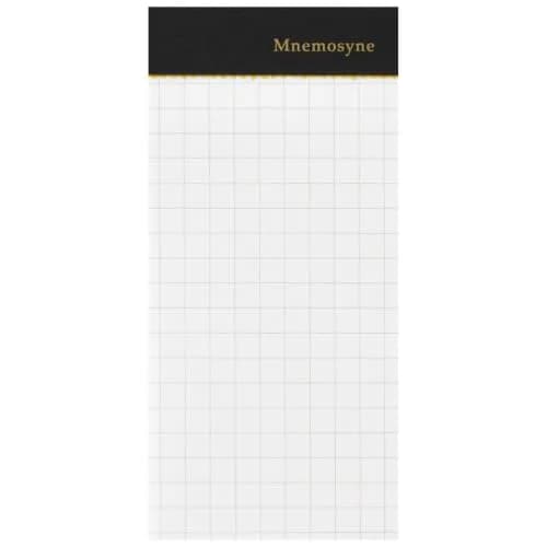Maruman Mnemosyne Memo Pad, Vertical A8, 1.97"x3.66", 5mm Grid | Compact Japanese Notebook for Notes & Ideas thumbnail 4