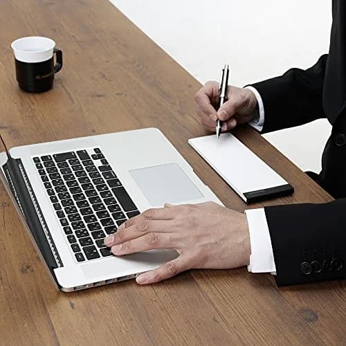 Maruman Mnemosyne Memo Pad, Long Vertical 7.87"x2.95", 5mm Grid | Premium Japanese Paper for Precise Notes thumbnail 2