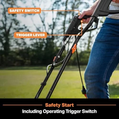 LawnMaster TE1216M Electric Tiller 16-Inch | 12-Amp Power for Tough Soil thumbnail 6