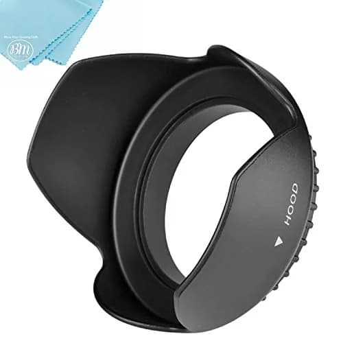 Big Mike's 49mm Lens Hood for Sony 18-55mm, 55-210mm & More | Flare Prevention & Lens Protection thumbnail 1