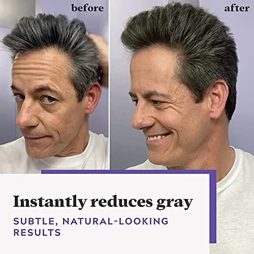 Just For Men Touch of Gray Hair Color Light Brown T-25 | Blends Gray for Salt & Pepper Look thumbnail 2
