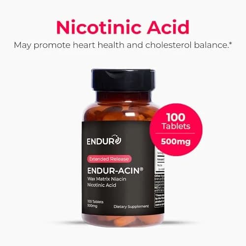 Endurance Products Niacin 500mg Extended Release thumbnail 2