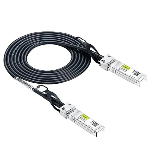 10Gtek SFP+ DAC Twinax Cable 2m (6.6ft) | Passive 10Gbps Direct Attach Copper Cable thumbnail 1