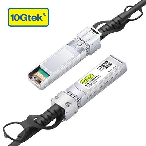 10Gtek SFP+ DAC Twinax Cable 2m (6.6ft) | Passive 10Gbps Direct Attach Copper Cable thumbnail 2