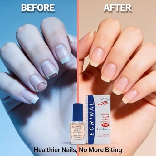 Ecrinal Bitter Polish for Nails 0.34 Fl Oz | Prevents Nail Biting & Thumb Sucking thumbnail 4