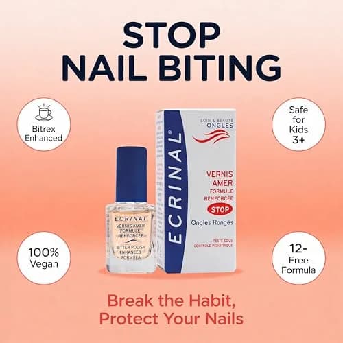 Ecrinal Bitter Polish for Nails 0.34 Fl Oz | Prevents Nail Biting & Thumb Sucking thumbnail 3