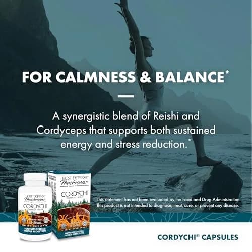 Host Defense CordyChi Capsules 120 Count thumbnail 5