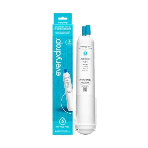 EveryDrop by Whirlpool EDR3RXD1 Refrigerator Water Filter 1 Count (0.34 kg) | NSF Certified to Reduce 74 Contaminants thumbnail 1