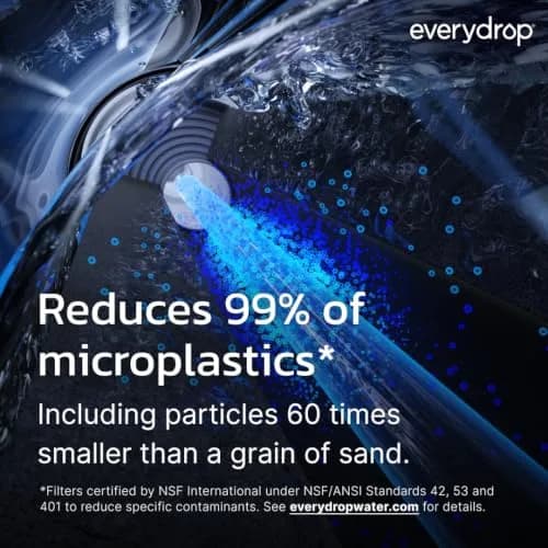 EveryDrop by Whirlpool EDR3RXD1 Refrigerator Water Filter 1 Count (0.34 kg) | NSF Certified to Reduce 74 Contaminants thumbnail 4