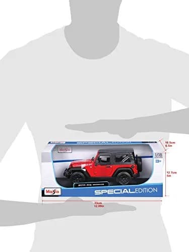Maisto 1:18 Diecast Vehicle 2014 Jeep Wrangler | Highly Detailed Collectible Model thumbnail 6