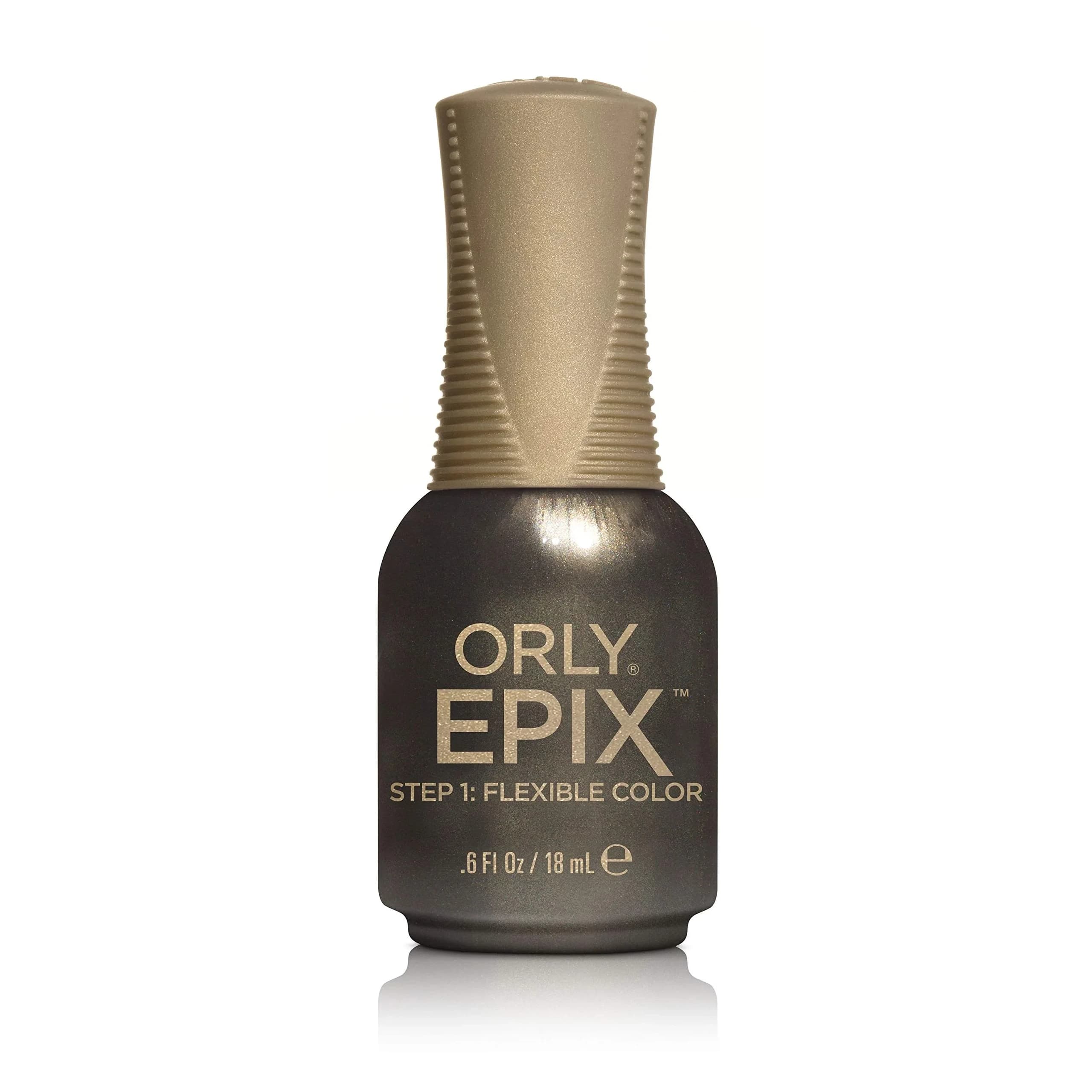 Orly Epix Flexible Color Nail Polish, Silver Screen, 18ml (0.6 Fl Oz) | Smudge-Fixing Technology - main product image