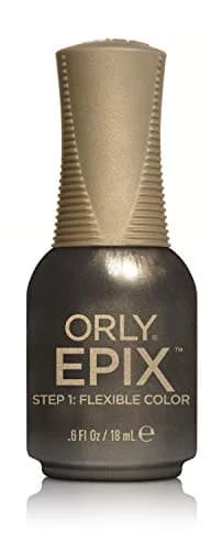 Orly Epix Flexible Color Nail Polish, Silver Screen, 18ml (0.6 Fl Oz) | Smudge-Fixing Technology thumbnail 1