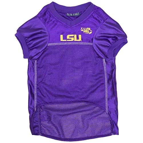 Pets First NCAA College LSU Tigers Mesh Jersey for DOGS & CATS, Medium | Licensed Dog Jersey with College Team thumbnail 5