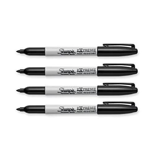 Sharpie Extreme Permanent Markers, Fine Point, Black | Fade-Resistant Outdoor Marking Pen thumbnail 4